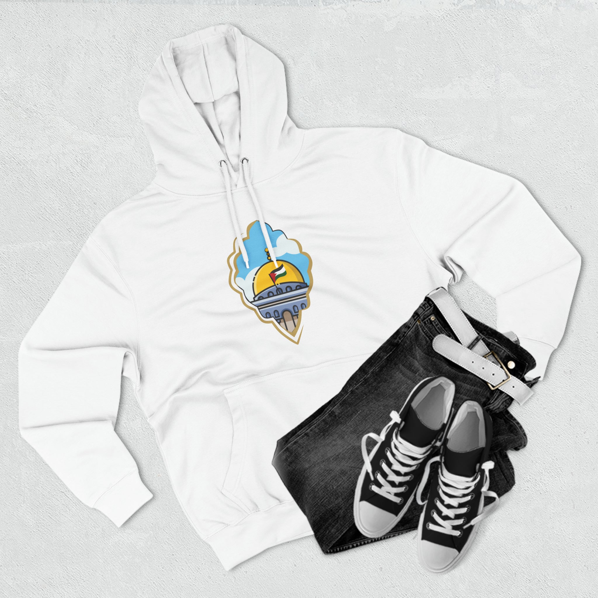 Dome of the Rock Unisex Premium Pullover Hoodie