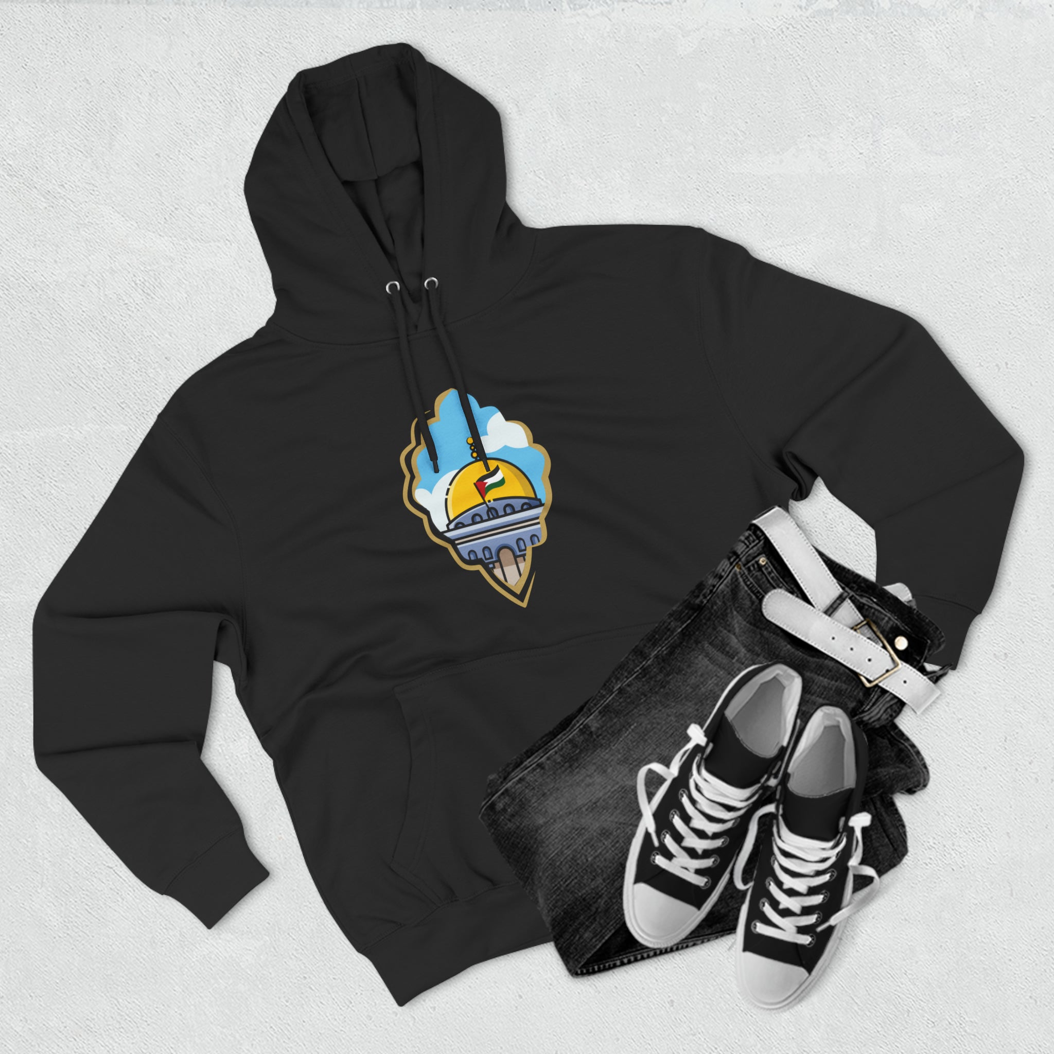 Dome of the Rock Unisex Premium Pullover Hoodie