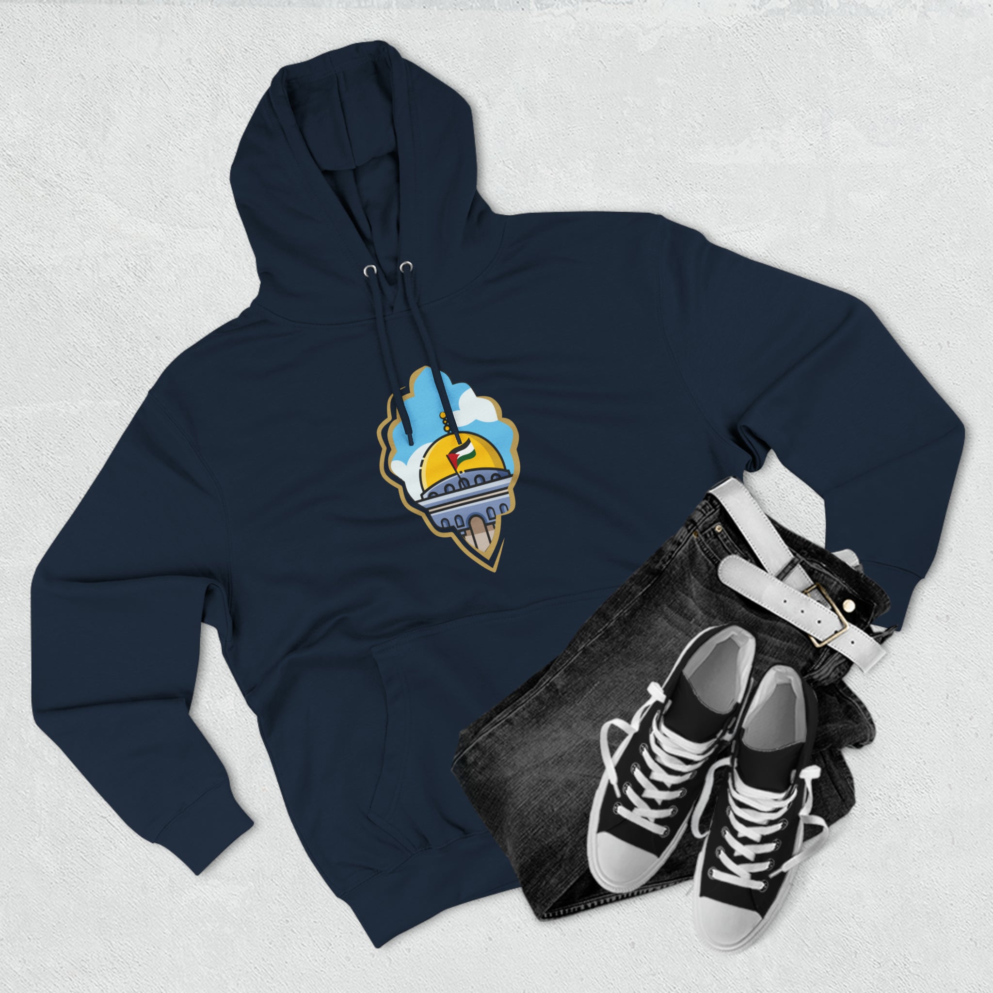 Dome of the Rock Unisex Premium Pullover Hoodie