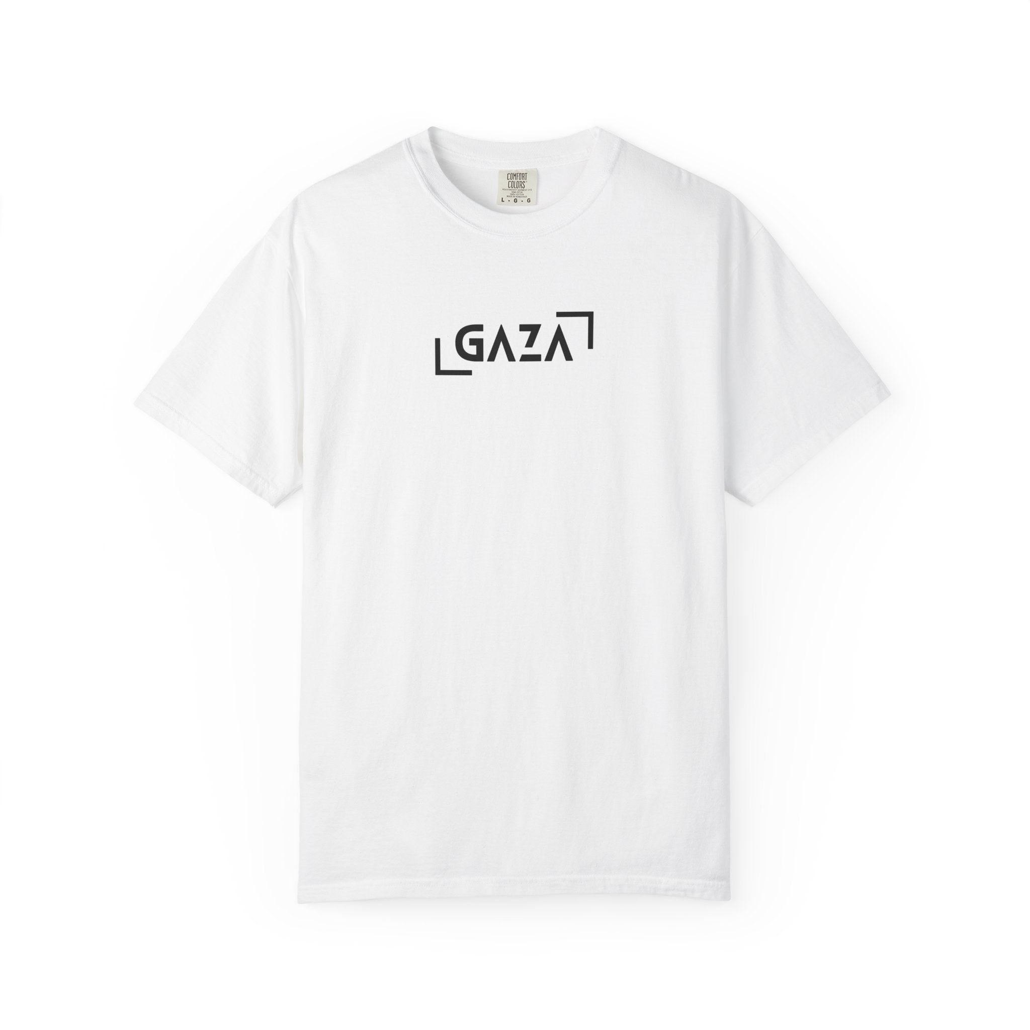 White t-shirt with &